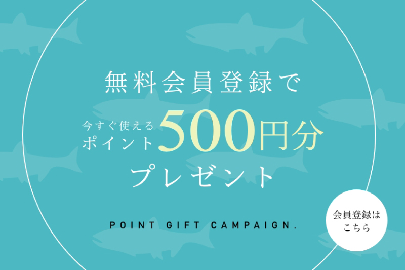 無料会員登録ですぐに使えるポイント500円分プレゼント