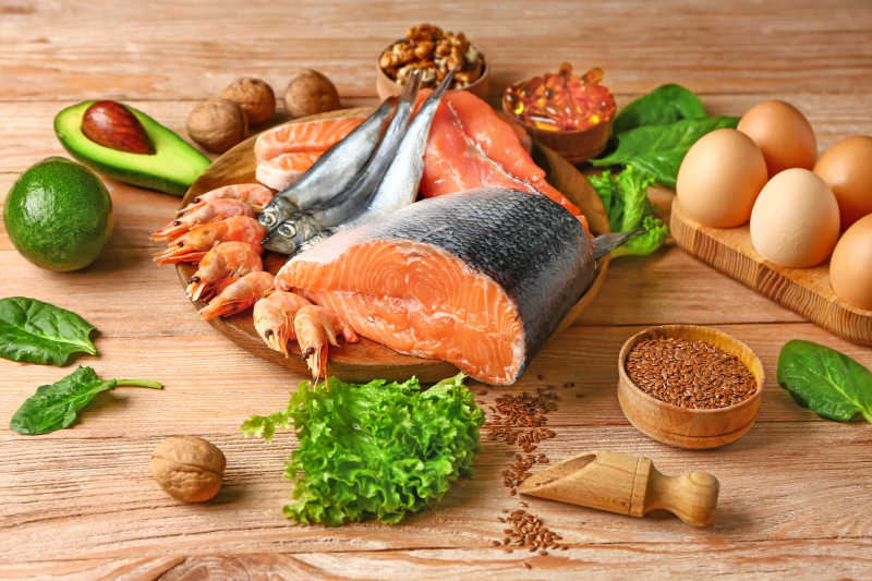 オメガ３脂肪酸を豊富に含む食材