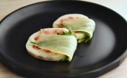 スモーク真鯛をまとったれんこんのおつまみ