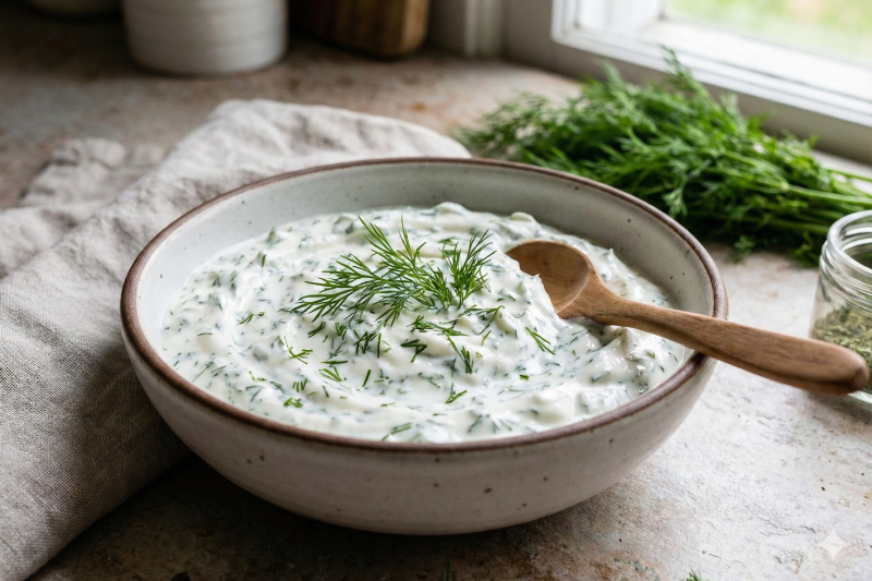 ディル入りサワークリーム