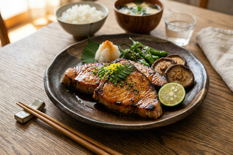 カジキの照り焼き