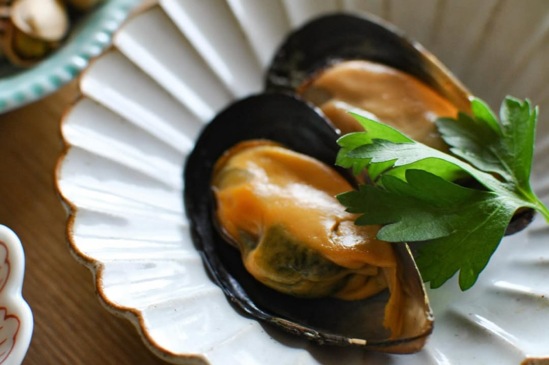 スモークムール貝_盛付画像